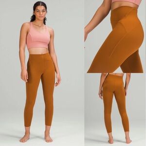 Lululemon Instill High-Rise Tight 25"Butternut Brown! EUC